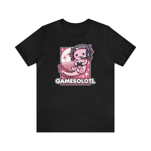 Gamesalotl Cute Axolotl T-Shirt