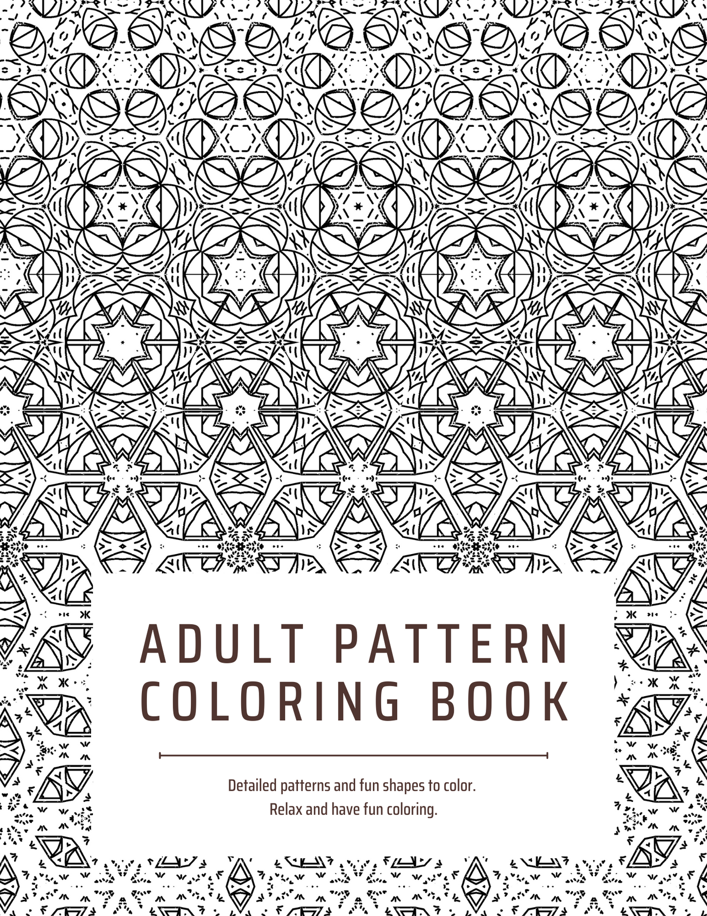Adult Coloring Book