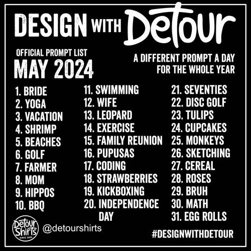 Design with Detour May 2024 Prompts