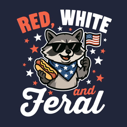 Red White & Feral T-Shirt