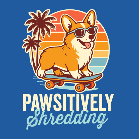 Pawsitively Shredding T-Shirt