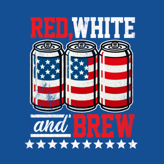 Red, White & Brew T-Shirt