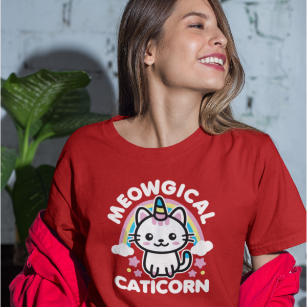 Meowgical Caticorn Kawaii Cat Shirt Detour Shirts