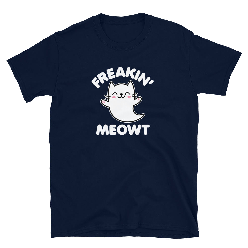 Freakin Meowt Kawaii Cat Ghost Shirt