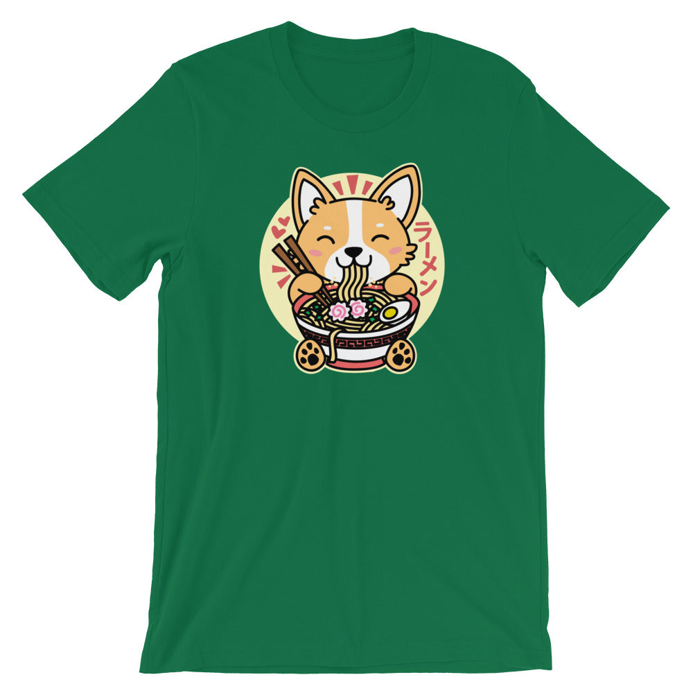 Corgi Eating Ramen Kawaii Shirt