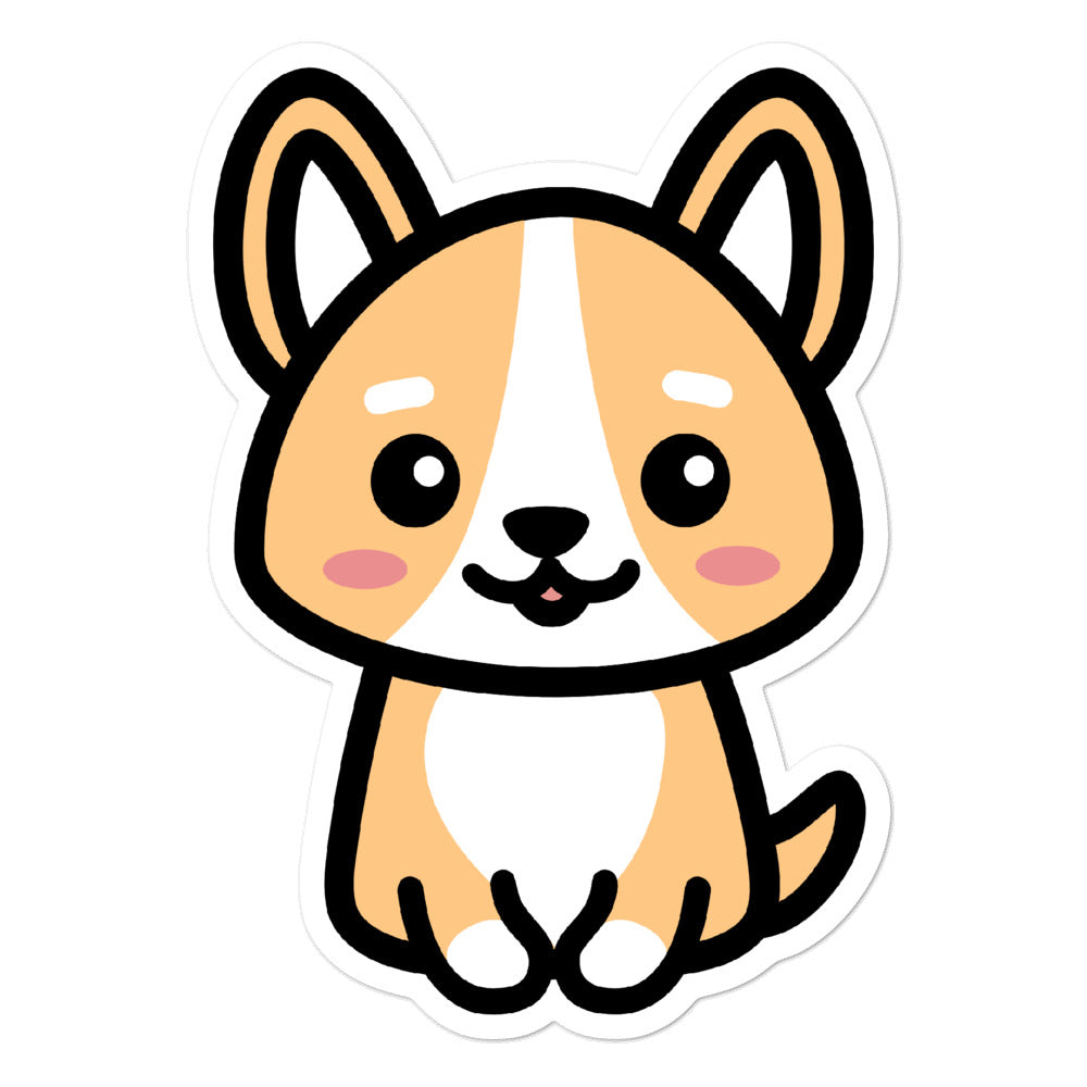Cute Kawaii Corgi Dog Lovers Stickers – Detour Shirts