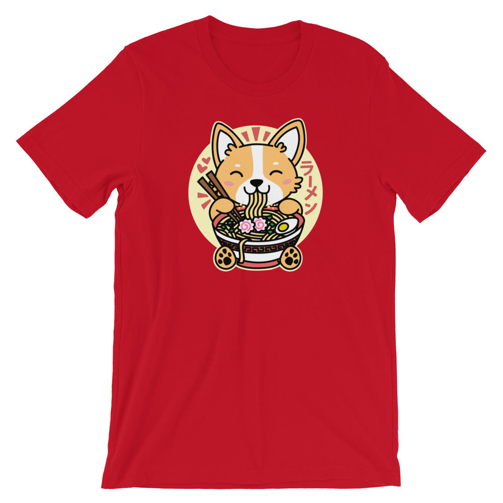 Corgi Eating Ramen Kawaii Shirt