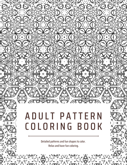 Adult Coloring Book