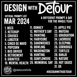 Design with Detour March 2024 Prompts