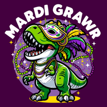 Load image into Gallery viewer, Mardi Grawr TRex T-Shirt
