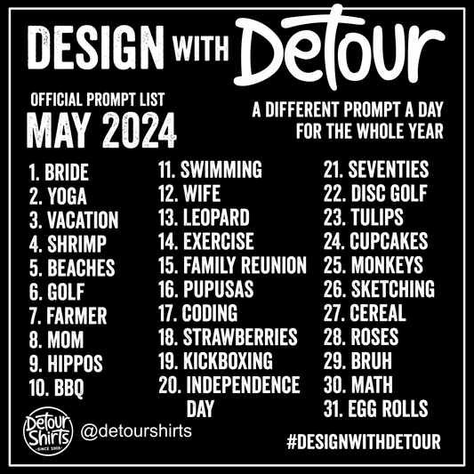 Design with Detour May 2024 Prompts