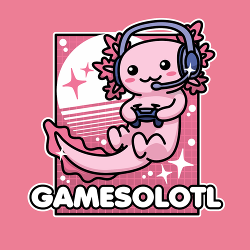 Gamesalotl Cute Axolotl