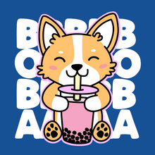 Load image into Gallery viewer, Corgi Drinking Boba
