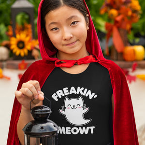Freakin Meowt Kawaii Cat Ghost Shirt