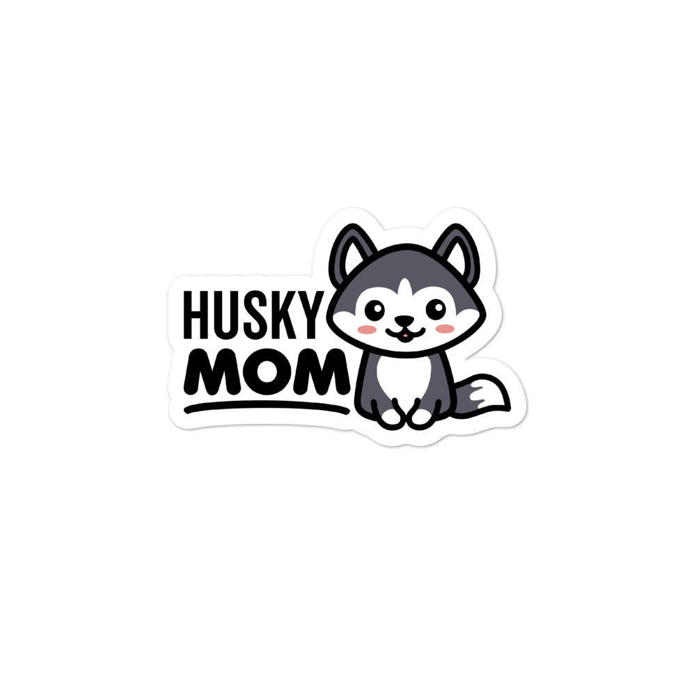 Husky Mom Dog Lover Stickers