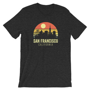 San Francisco California Vintage Sunset Shirt