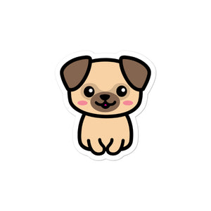 Cute Kawaii Pug Dog Lovers Stickers