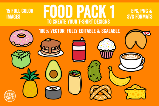 Vector Food Pack Artwork