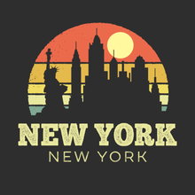 Load image into Gallery viewer, New York Vintage Sunset