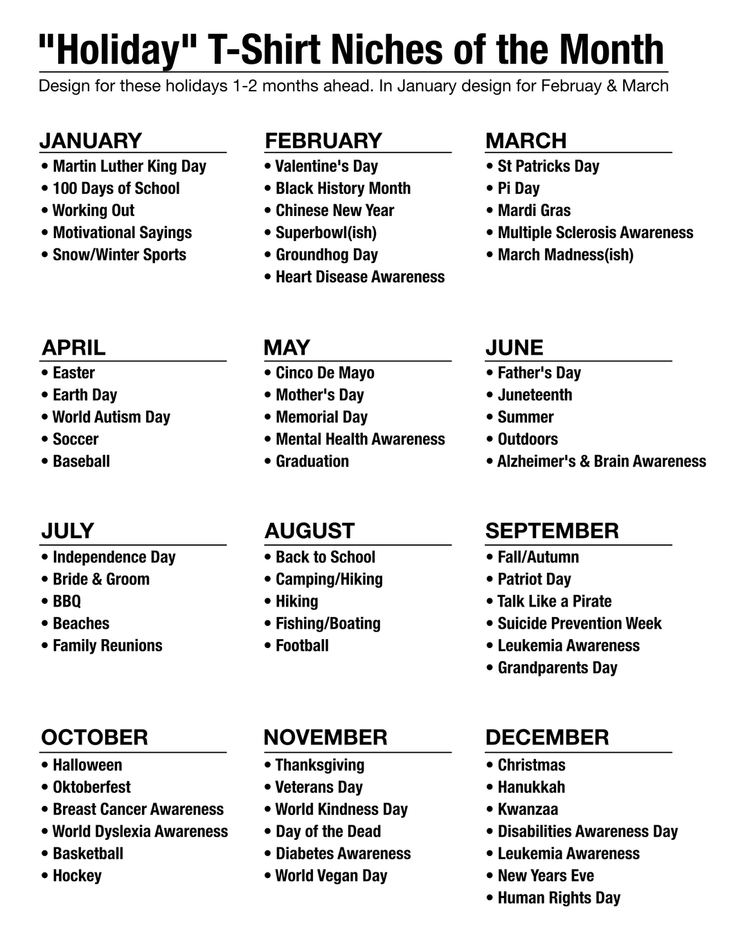 Holiday T-Shirt Niches of the Month – Detour Shirts holiday-t-shirt-niches-of-the-month-detour-shirts