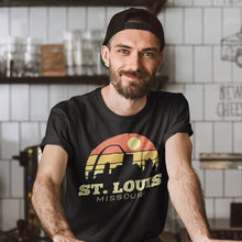 Load image into Gallery viewer, St Louis Missouri Vintage Sunset Shirt